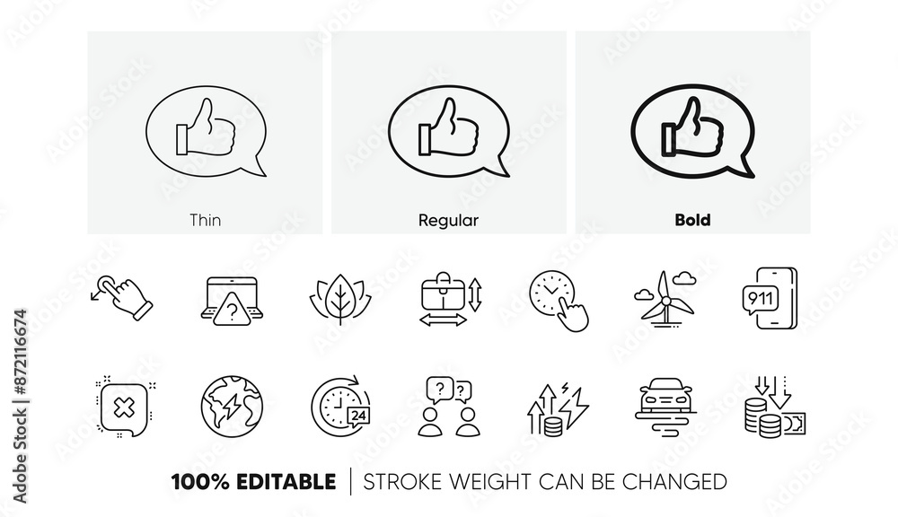 Handbag size, Windmill turbine and Route line icons. Pack of Energy inflation, Drag drop, 24h delivery icon. Reject, Deflation, Time management pictogram. Teamwork questions, Feedback. Vector Handbag size, Windmill turbine and Route line icons. Pack of Energy inflation, Drag drop, 24h delivery icon. Reject, Deflation, Time management pictogram. Teamwork questions, Feedback. Vector