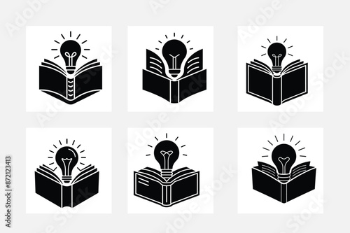 Knowledge Base icon illustration. Creative sign from icons collection