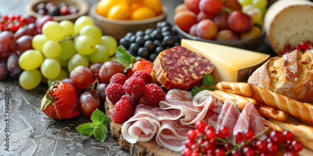 Gourmet Food Spread: A Feast for the Senses Gourmet Food Spread: A Feast for the Senses