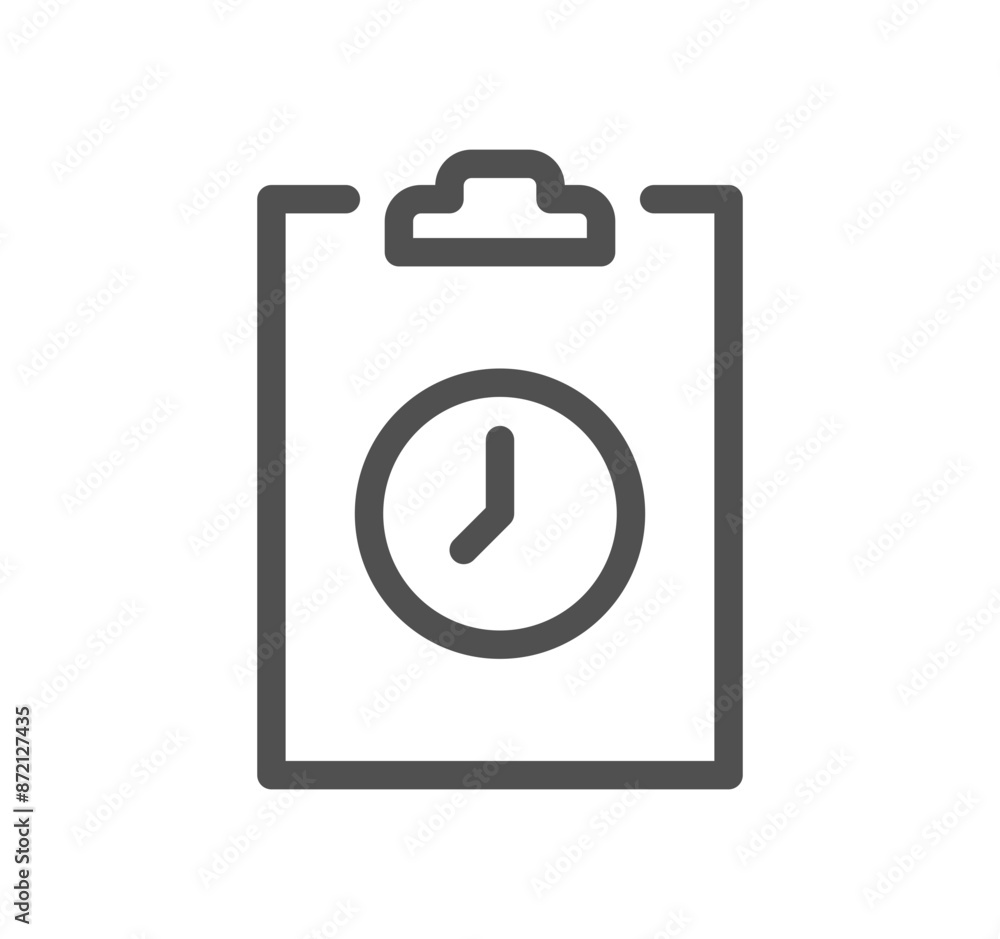 Time related icon outline and linear vector.
Time related icon outline and linear vector.