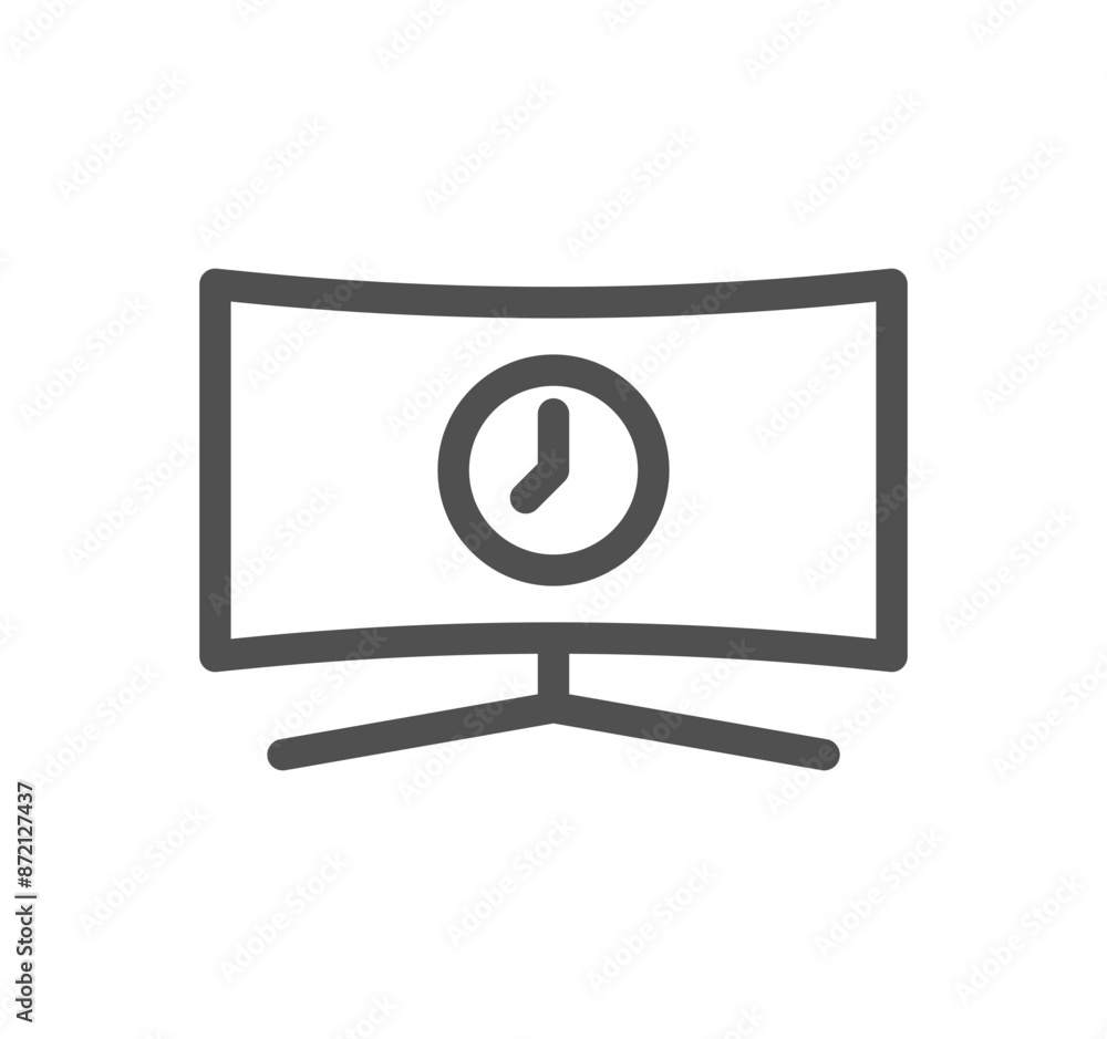 Time related icon outline and linear vector.
Time related icon outline and linear vector.