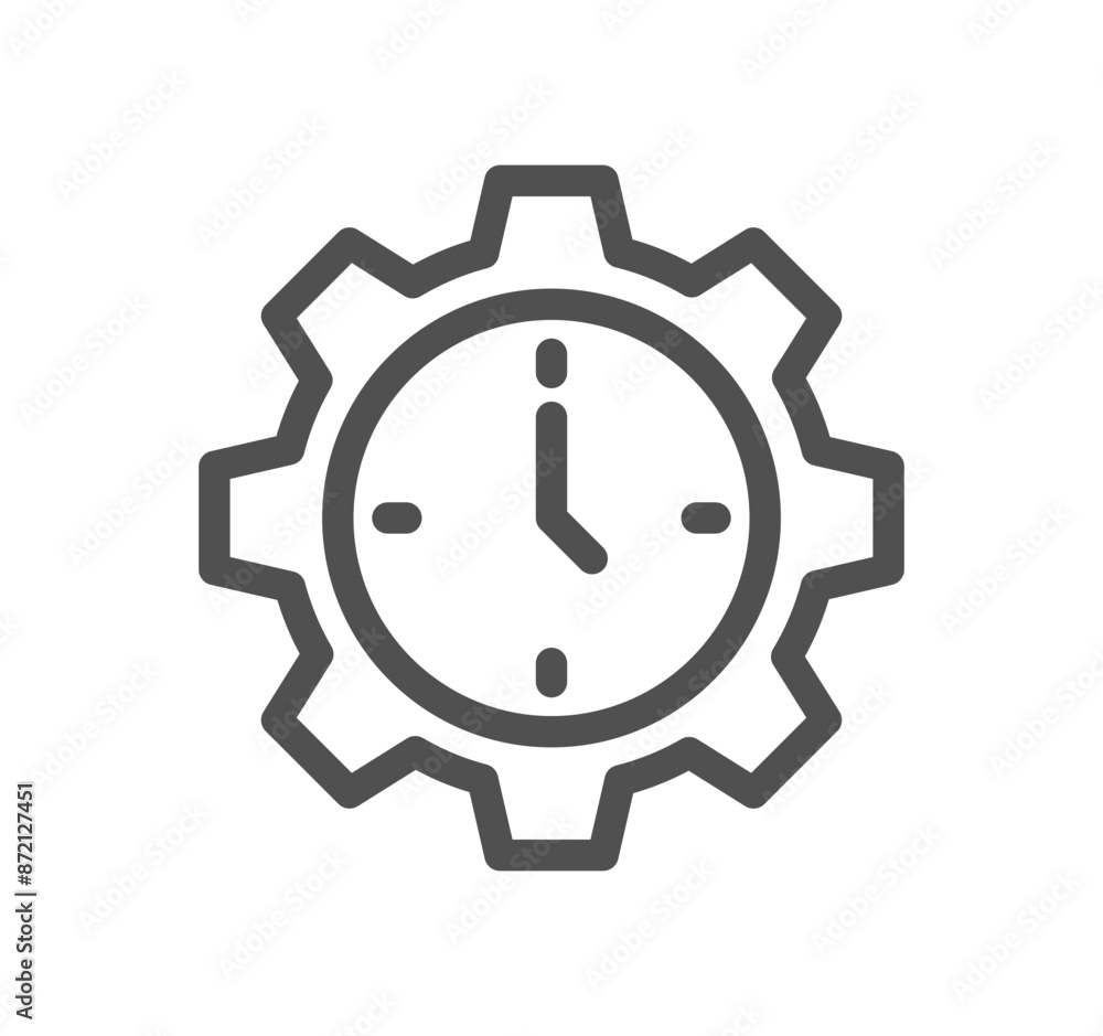 Time related icon outline and linear vector.
Time related icon outline and linear vector.
