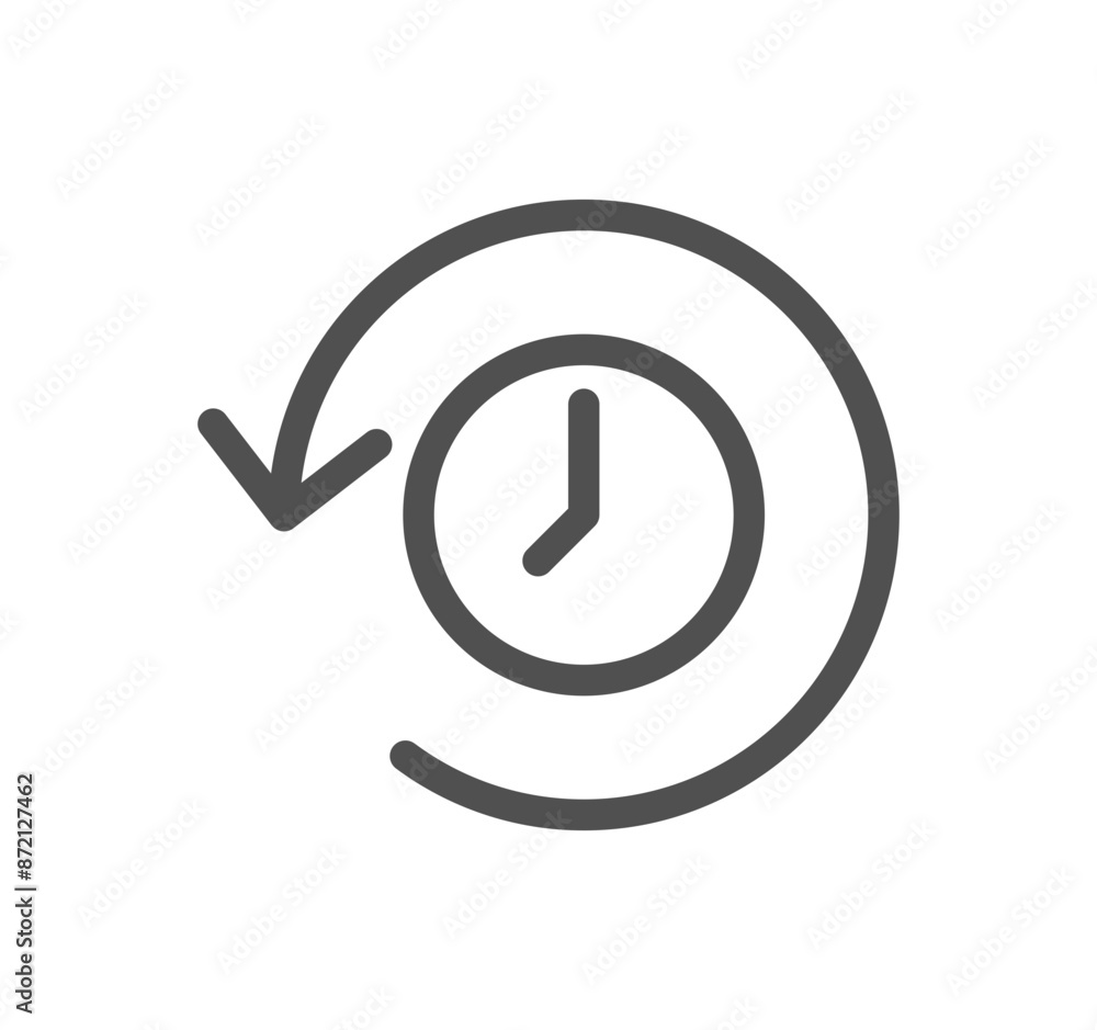 Time related icon outline and linear vector.
Time related icon outline and linear vector.