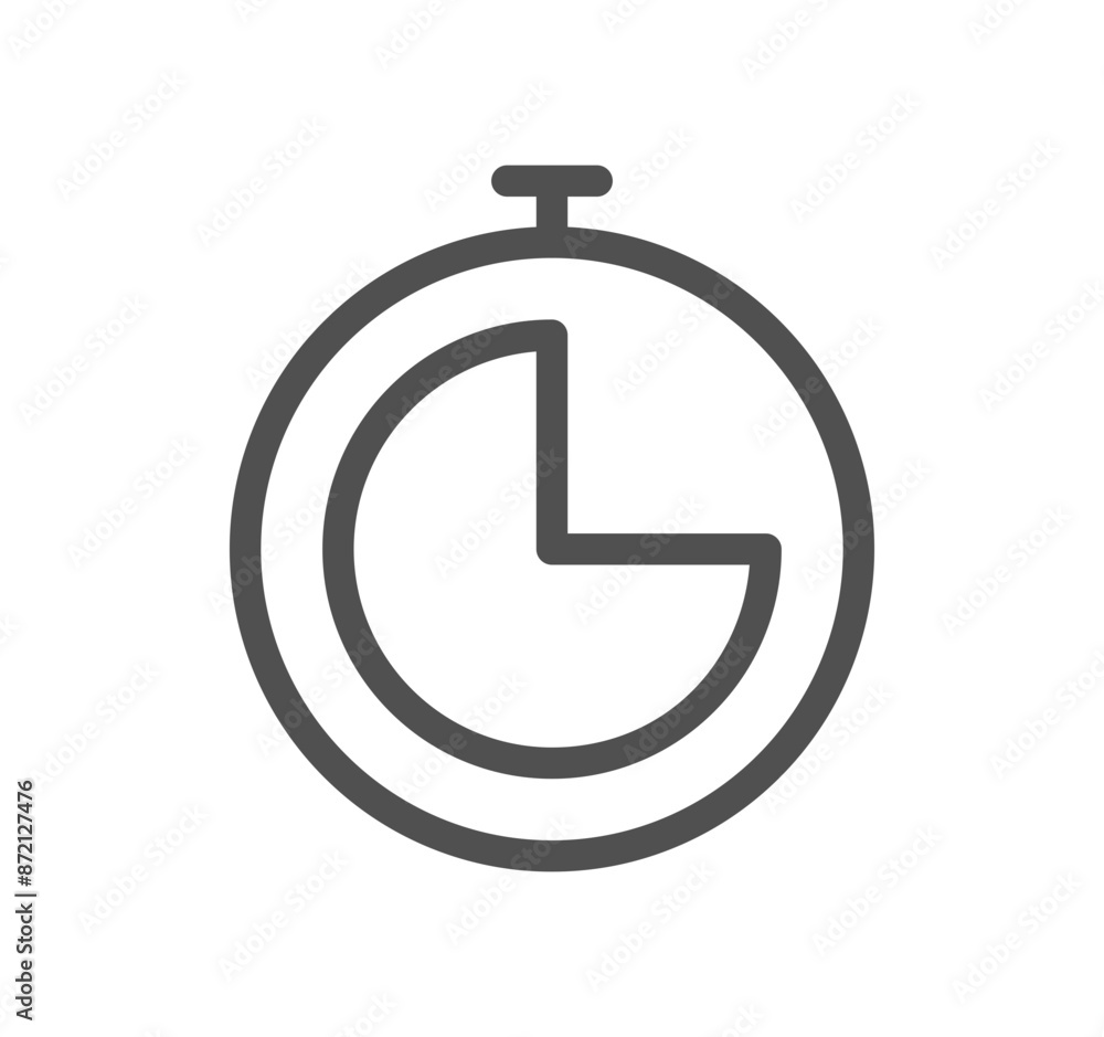 Time related icon outline and linear vector.
Time related icon outline and linear vector.