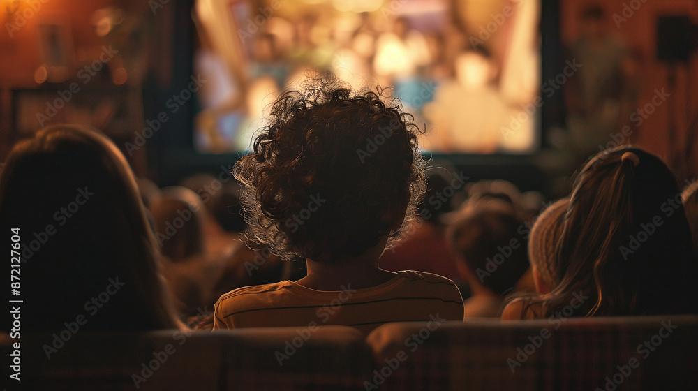 Cinematic Still: Audience Watching a Game Show Cinematic Still: Audience Watching a Game Show