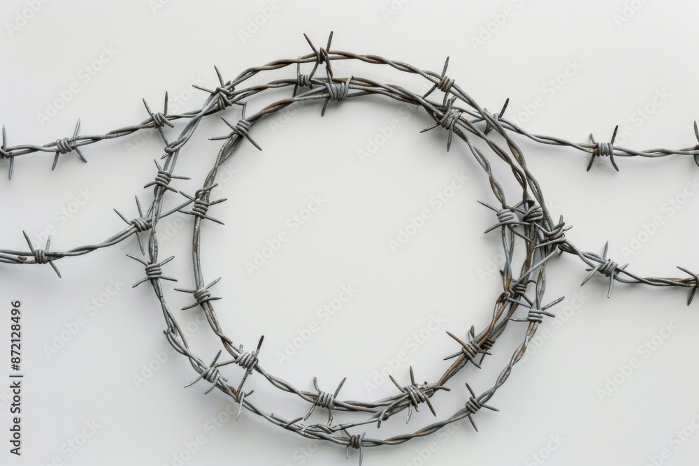 Barbed Wire Close-up for Security Barbed Wire Close-up for Security
