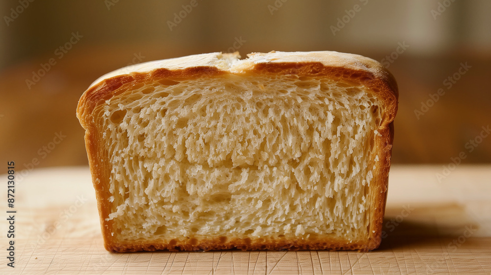 sliced bread on a wooden board sliced bread on a wooden board