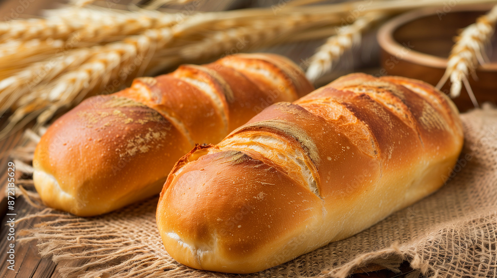 cooked bread cooked bread