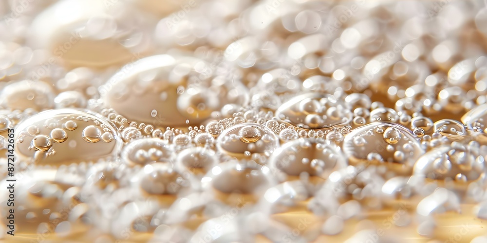 Close-Up Image of Carbonated Drink Bubbles as a Potential Trigger for Acid Reflux. Concept Carbonated Drinks, Acid Reflux, Bubbles, Trigger, Close-Up Image Close-Up Image of Carbonated Drink Bubbles as a Potential Trigger for Acid Reflux. Concept Carbonated Drinks, Acid Reflux, Bubbles, Trigger, Close-Up Image