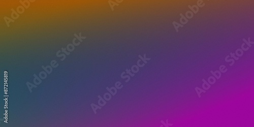 The image is a gradient background with a smooth transition from orange to purple. Grainy noise texture gradient background banner poster header design