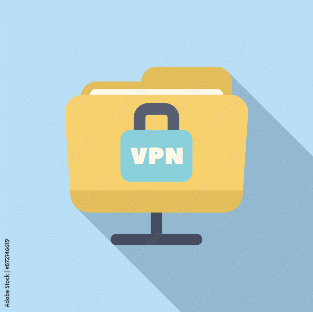 Folder being shared via a secure vpn connection Folder being shared via a secure vpn connection