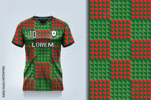 vector soccer jersey template sport t shirt design