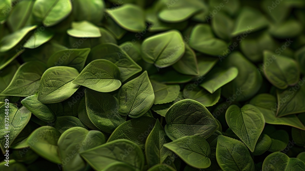 Fototapeta premium Close-up of Lush Green Foliage
