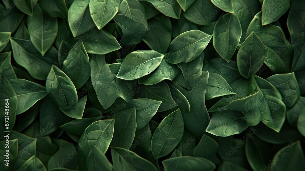 A Close-Up of Lush Green Leaves A Close-Up of Lush Green Leaves