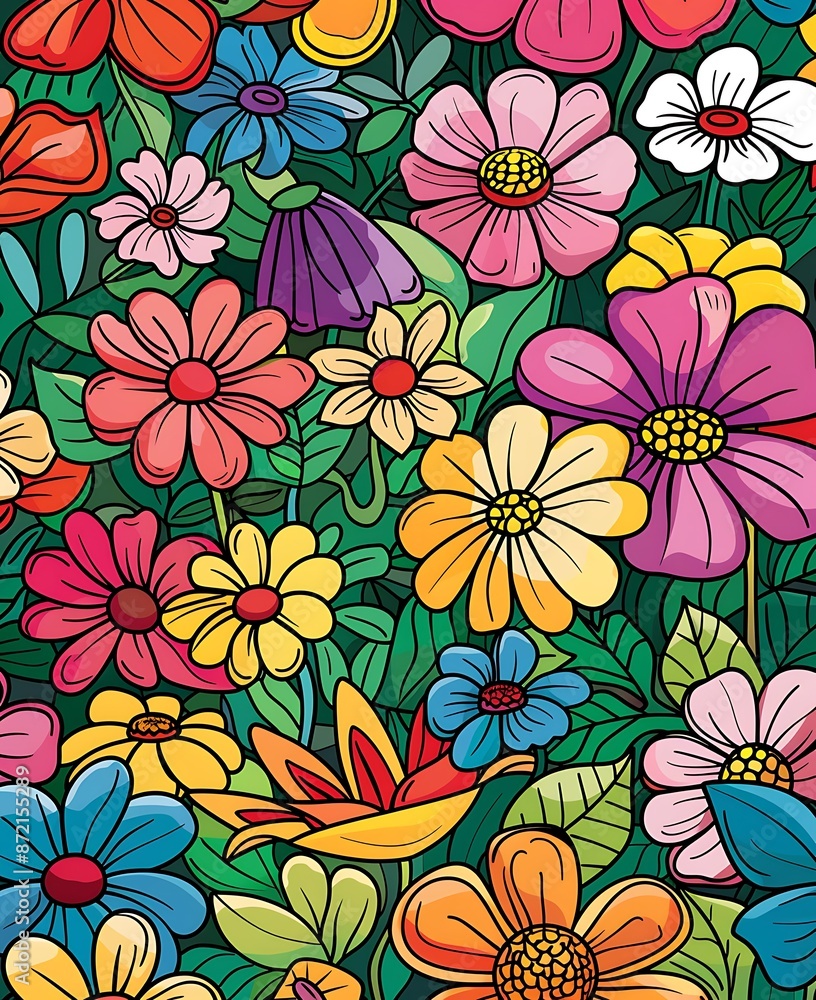 Seamless Pattern With Small Floral Print For Printing Seamless Pattern With Small Floral Print For Printing