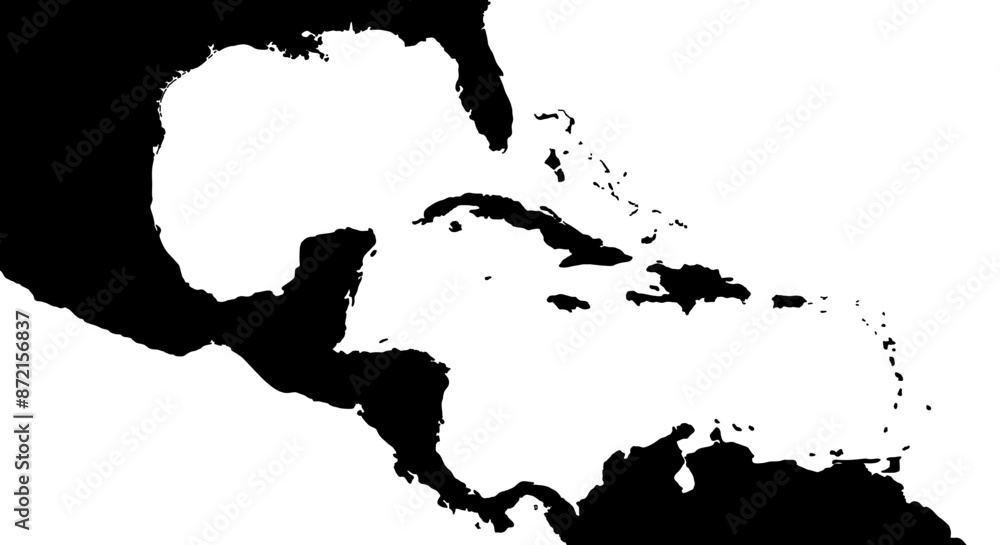 vacation, border, destination, sea, central america, world, continent, antilles, cartography, jamaica, atlas, travel, geography, saint kitts and nevis, dominican republic, country, america, florida, u