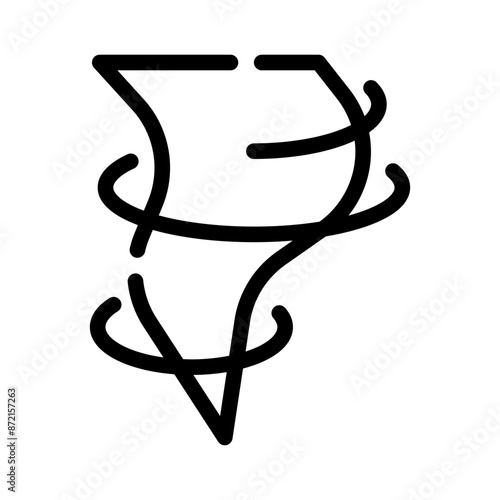tornado line icon