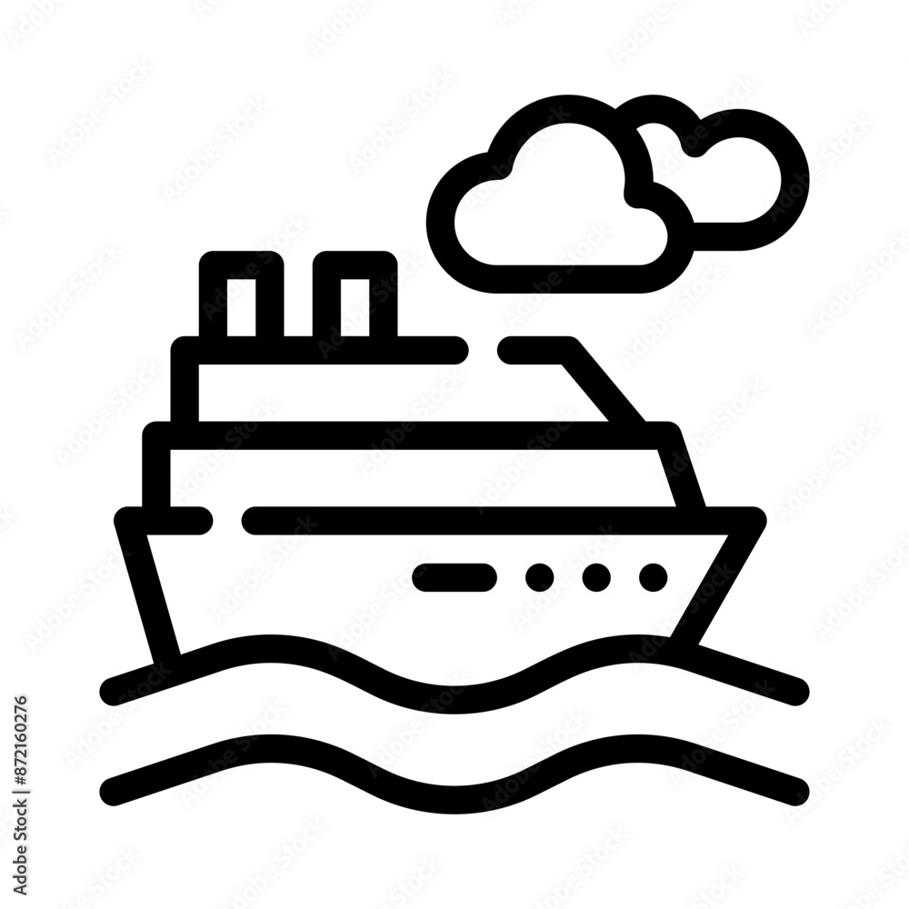 cruise line icon cruise line icon