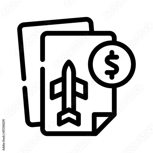 budget line icon