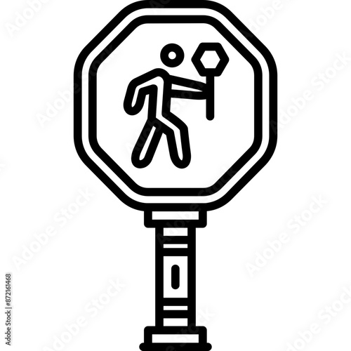 Flagger Symbol Sign Icon