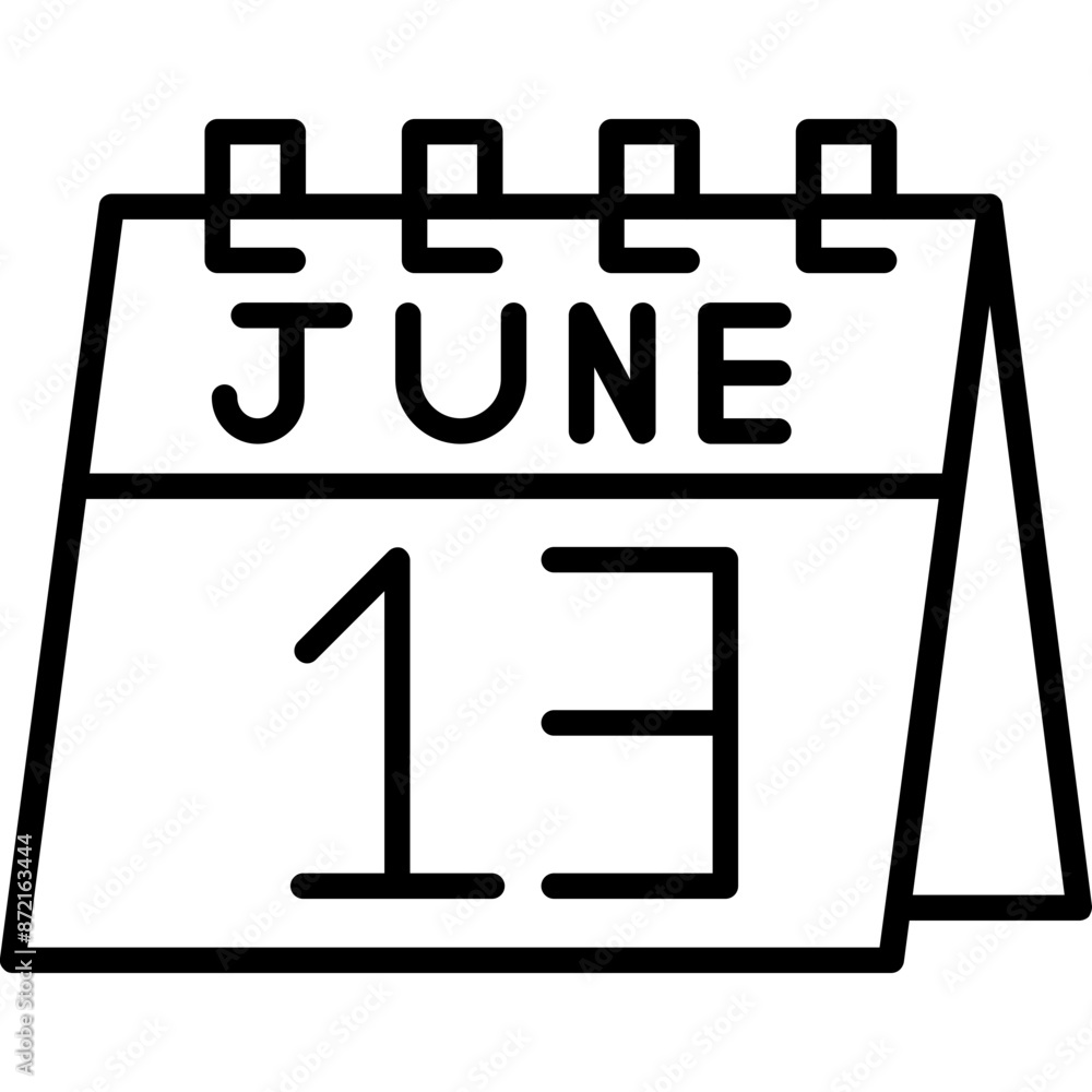 June 13 Icon