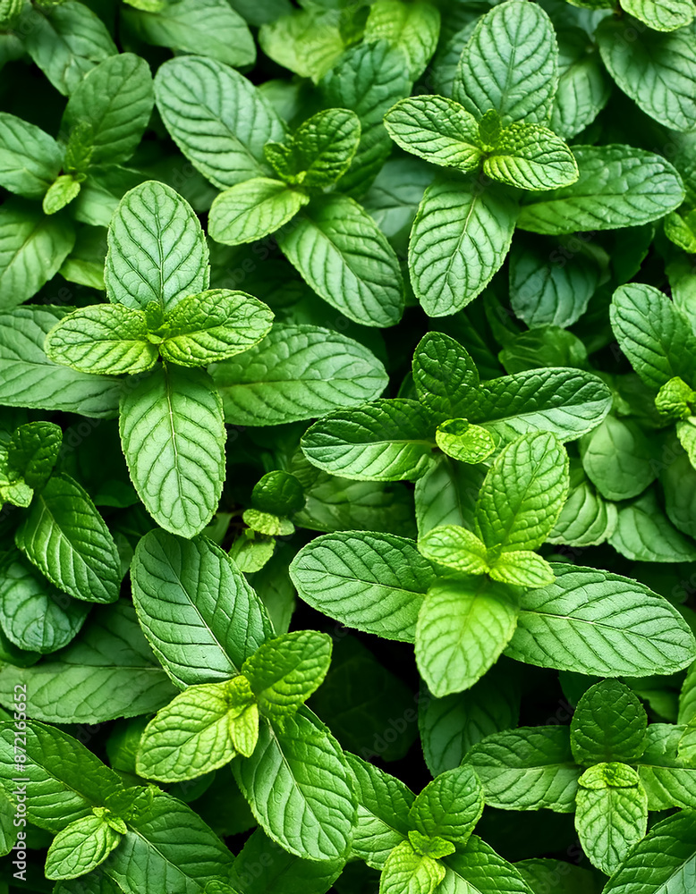 Mint leaves background. Green Peppermint leaves Pattern layout design Top of view. Mint leaves background. Green Peppermint leaves Pattern layout design Top of view.