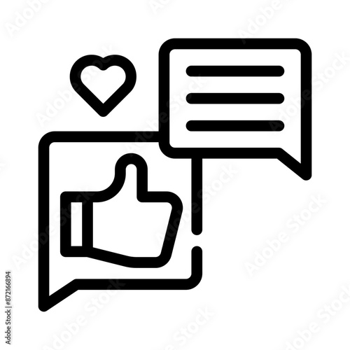 message line icon