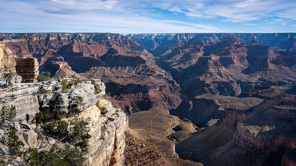 Grand Canyon from the Trail of Time - Arizona, USA Grand Canyon from the Trail of Time - Arizona, USA