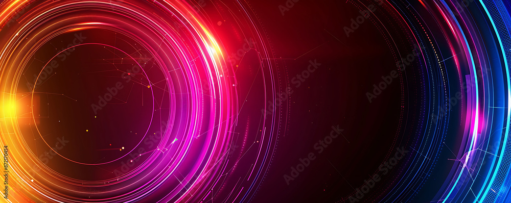 abstract multicolor circles lines wavy in round frame colorful spectrum background. abstract multicolor circles lines wavy in round frame colorful spectrum background.