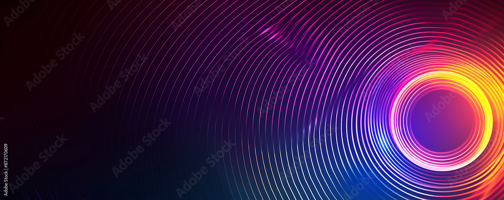 abstract multicolor circles lines wavy in round frame colorful spectrum background. abstract multicolor circles lines wavy in round frame colorful spectrum background.