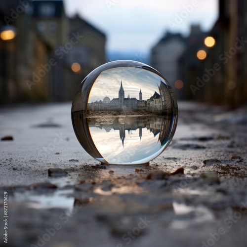 Mirrored Elegance Blue and Beige Scottish Views.jpeg