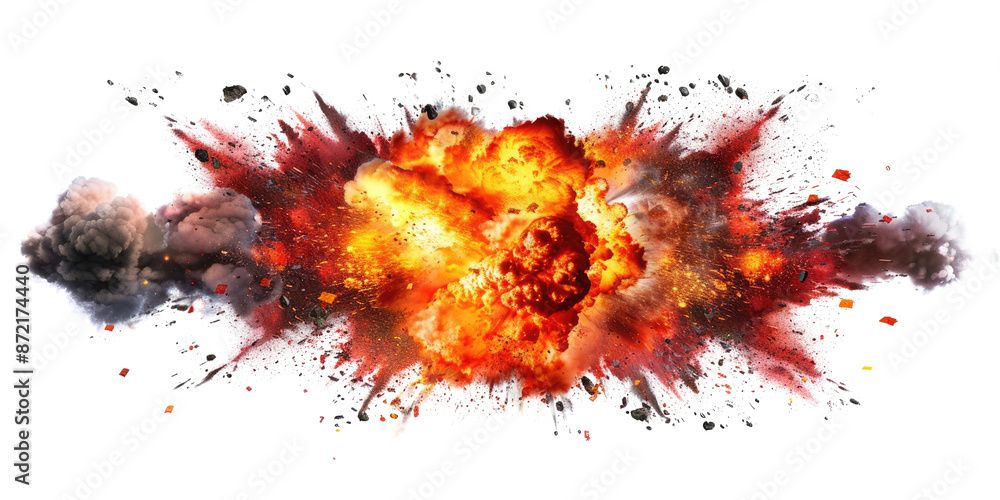 Bomb explosion or blast effect cut out. Fire or flame glowing effect cut out, isolated, transparent background - PNG. Bomb explosion or blast effect cut out. Fire or flame glowing effect cut out, isolated, transparent background - PNG.