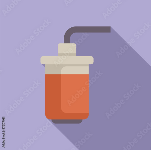 Water heater tank with pipe connecting, providing hot water for residential or commercial use