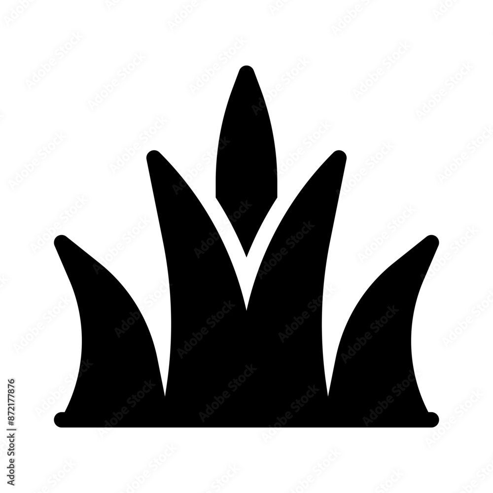 grass glyph icon grass glyph icon