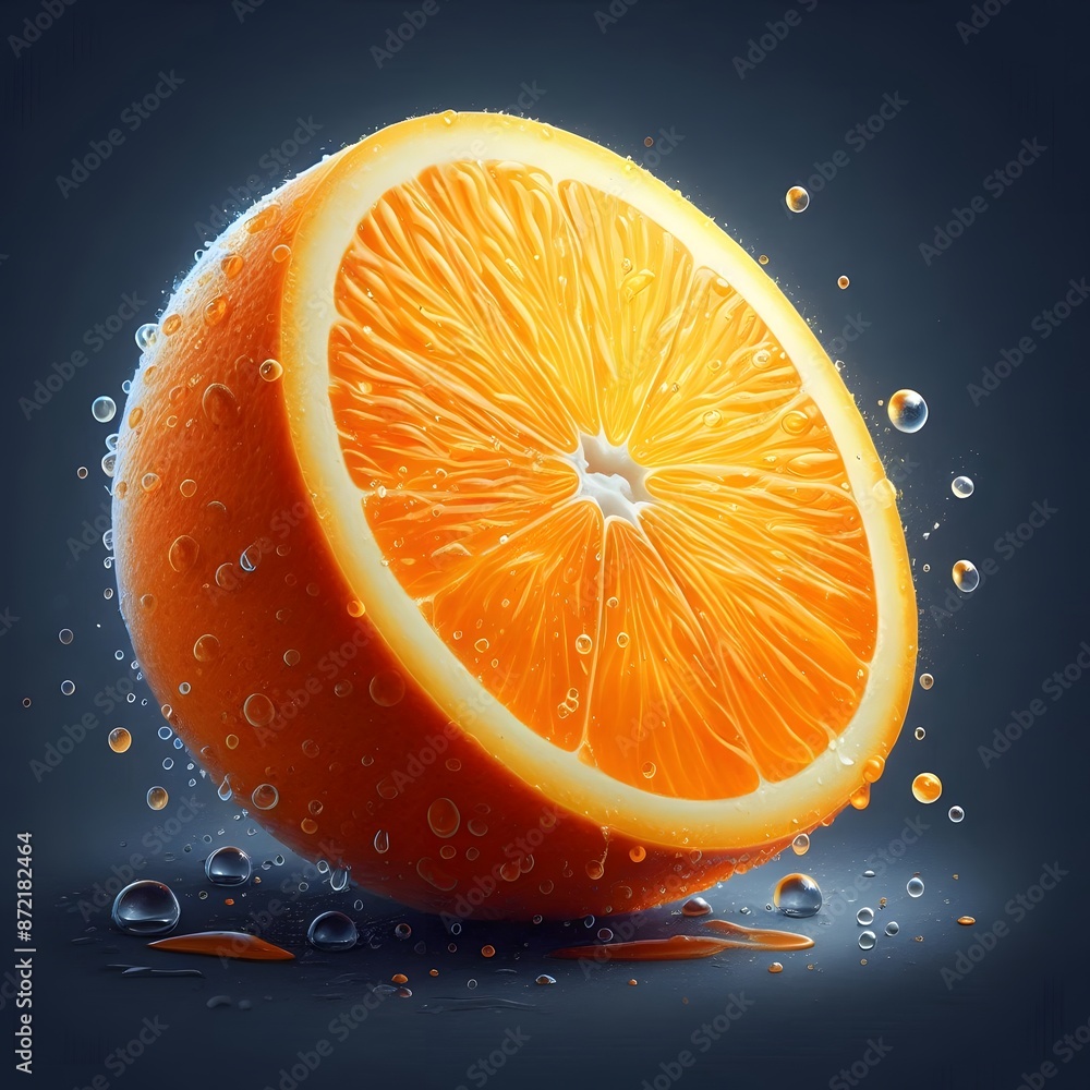 orange in water orange in water