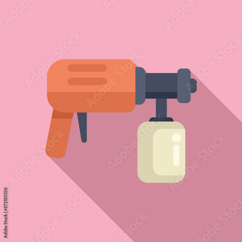 Electric paint sprayer is being used for a diy home renovation project