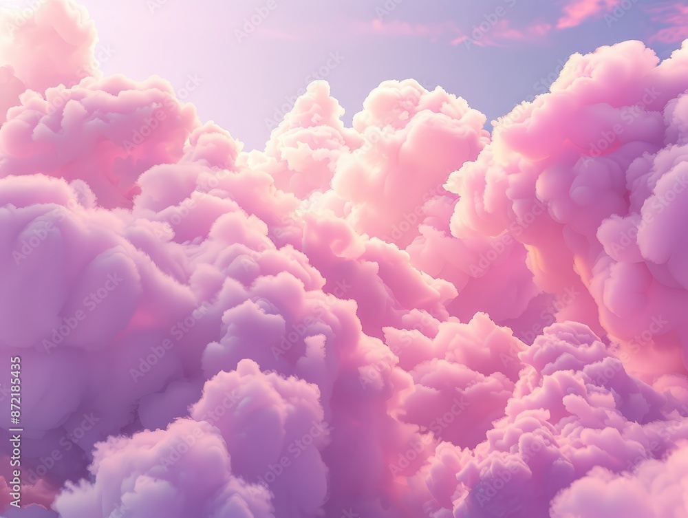 Beautiful pink clouds background for product display. Generative ai. Beautiful pink clouds background for product display. Generative ai.