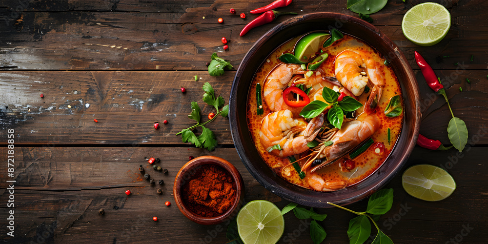 Shrimp soup with herbs Shrimp soup with herbs