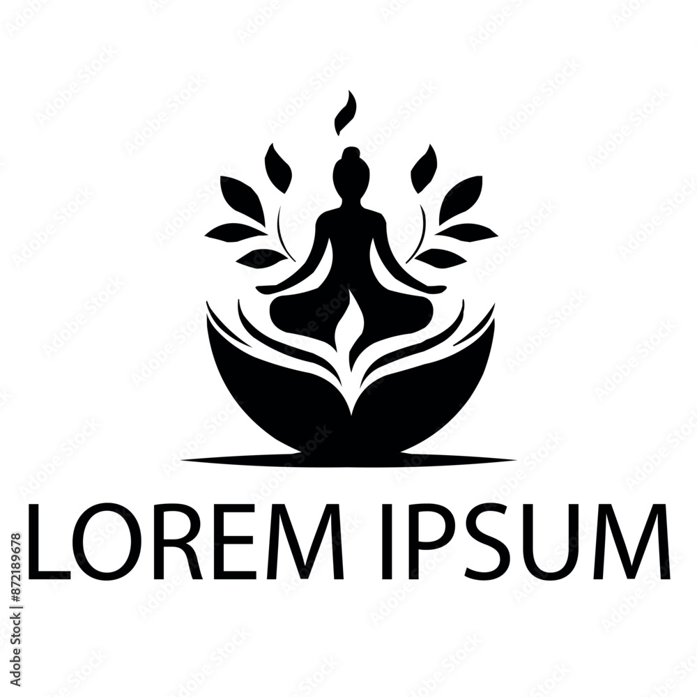 A black spa logo on a white background A black spa logo on a white background