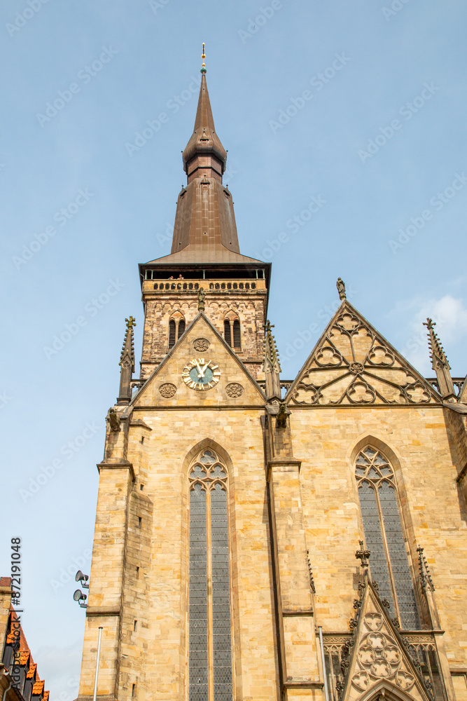 Obraz premium St. Mary's Church (Marienkirche) Osnabrück Lower Saxony (in german Niedersachsen) Germany