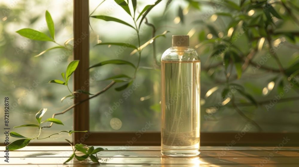 Sleek shampoo bottle, fresh every time you wash, invigorating and refreshing formula Sleek shampoo bottle, fresh every time you wash, invigorating and refreshing formula