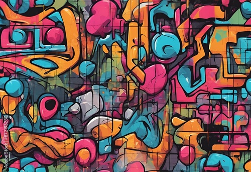 Wallpaper Mural graffiti on the wall Torontodigital.ca
