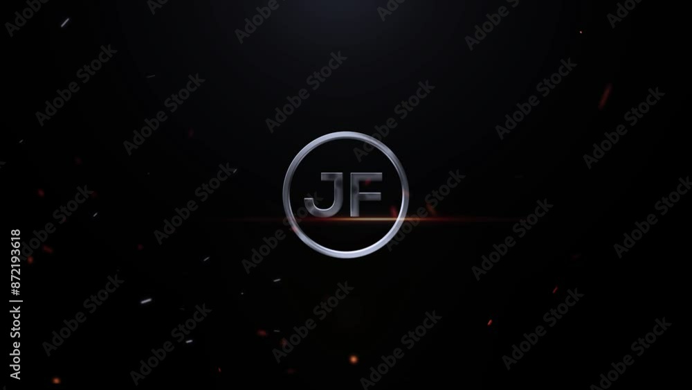 Animation JF Logo Trailer Video, Cinematic Jf fj 3D Circle Letter Logo Animation On Black Background Animation JF Logo Trailer Video, Cinematic Jf fj 3D Circle Letter Logo Animation On Black Background