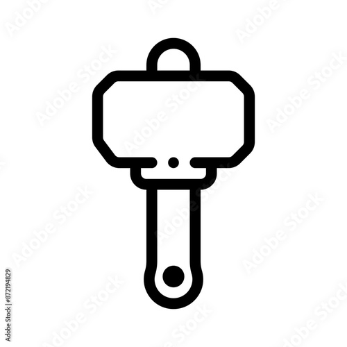 sledgehammer line icon