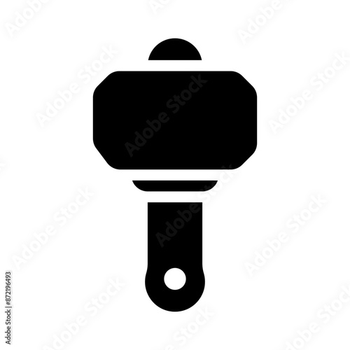 sledgehammer glyph icon