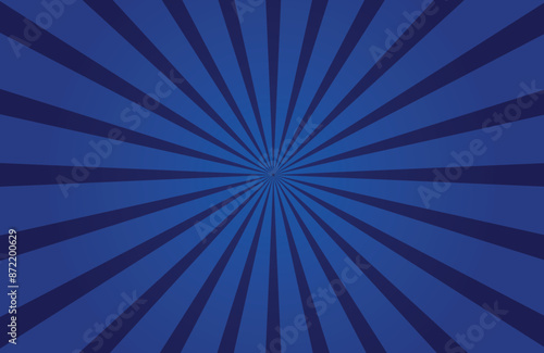 blue rays sunburst background design template
