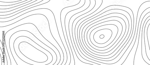 White topology and topography vector design abstract background contour map texture for print works