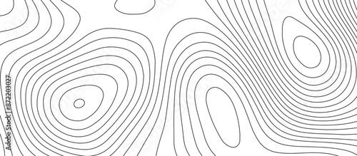 White topology and topography vector design abstract background contour map texture for print works