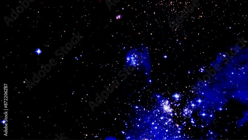 Starry outer space background texture