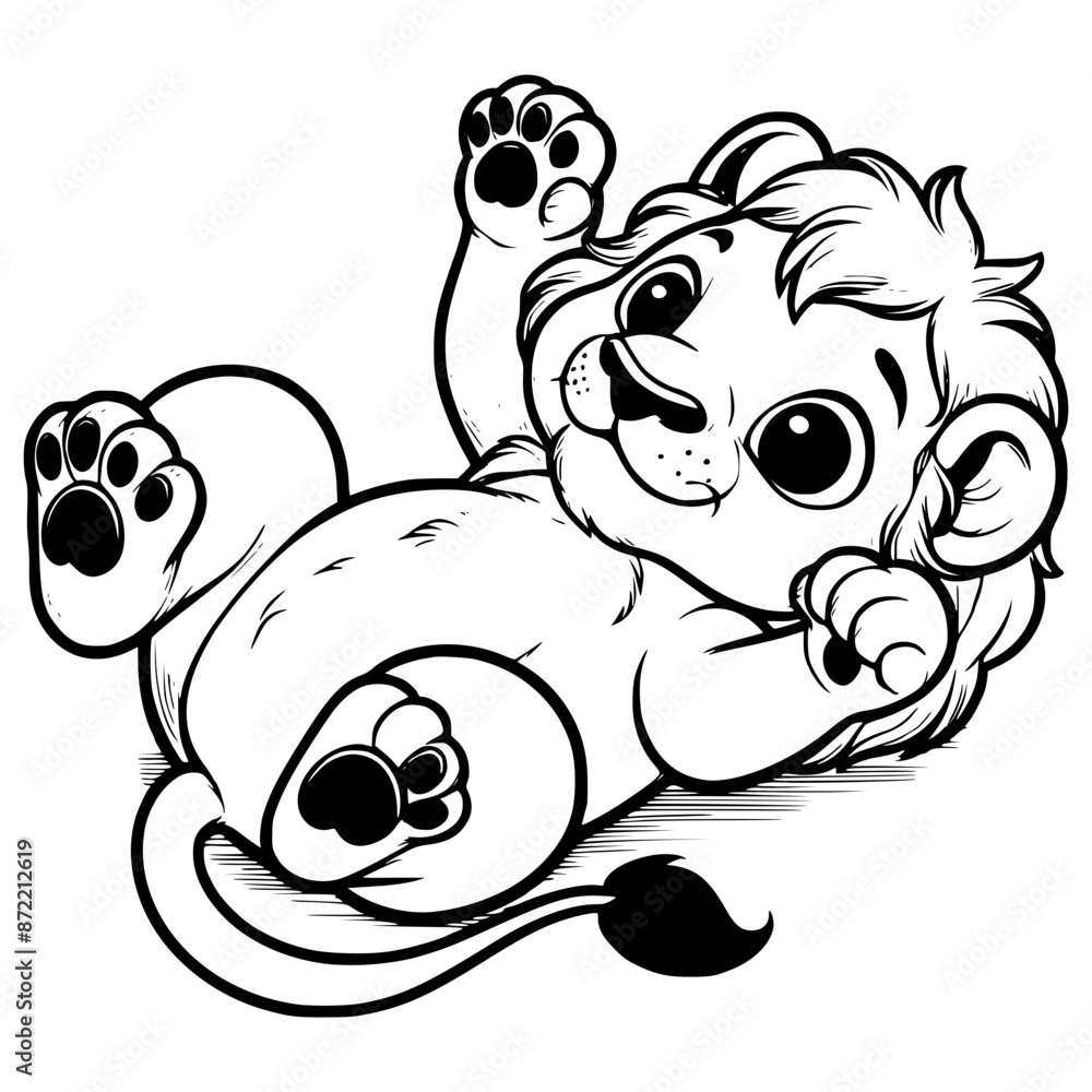 Baby Lion , Funny Baby Lion Svg, Lion King Svg, Cool Lion Svg, Cute